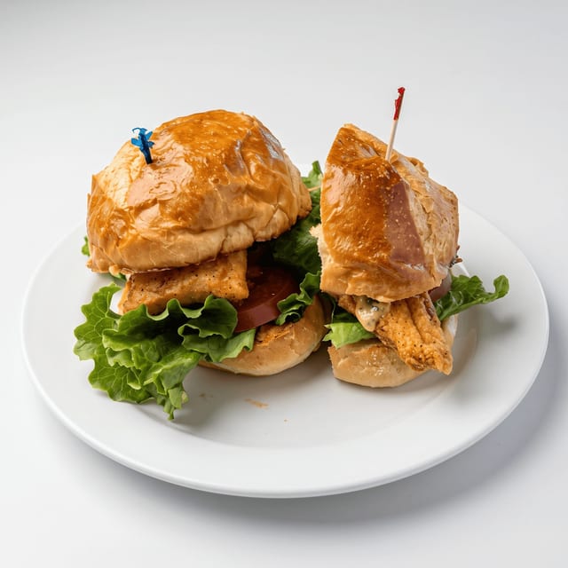 Walleye Sandwich.